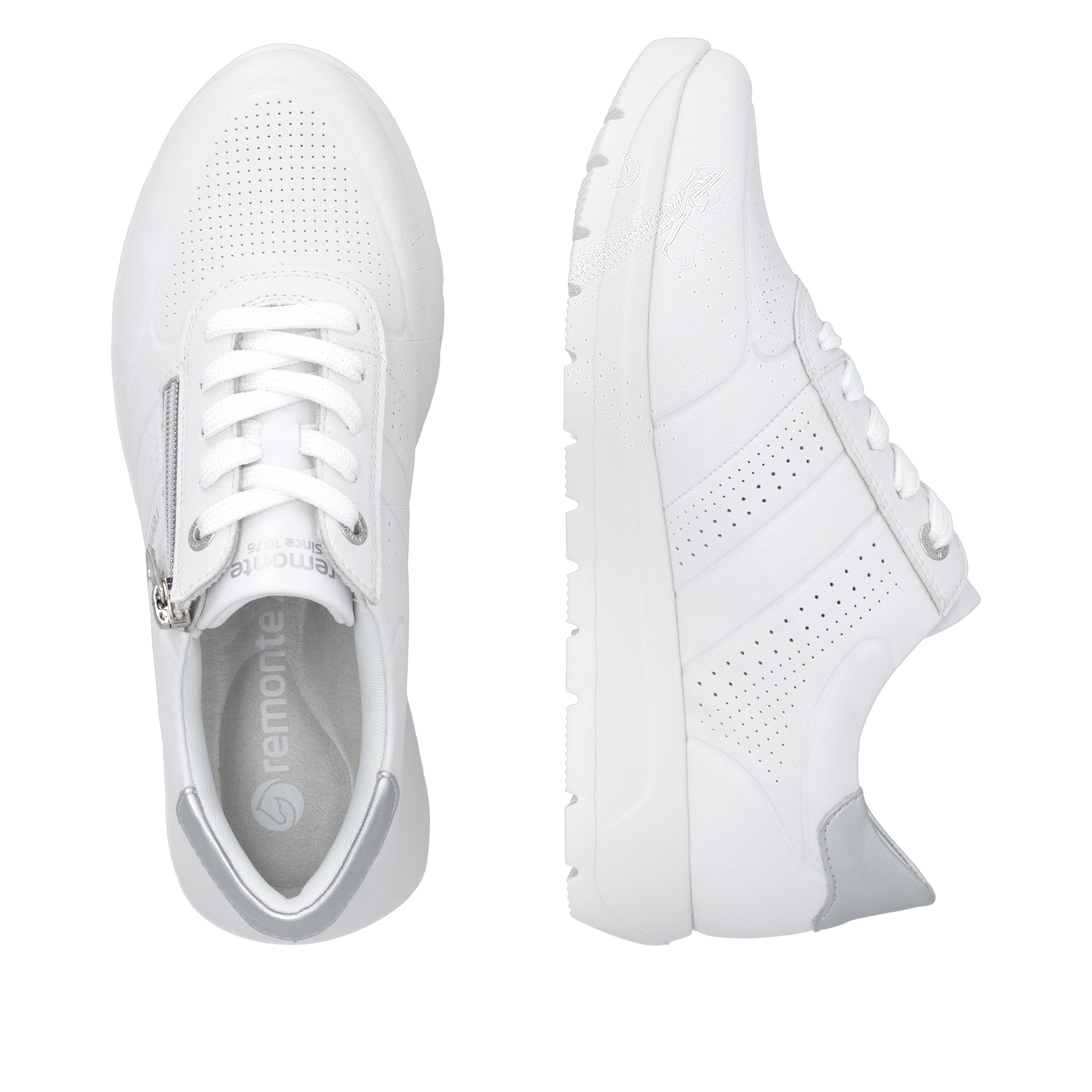 Baskets basses REMONTE en blanc