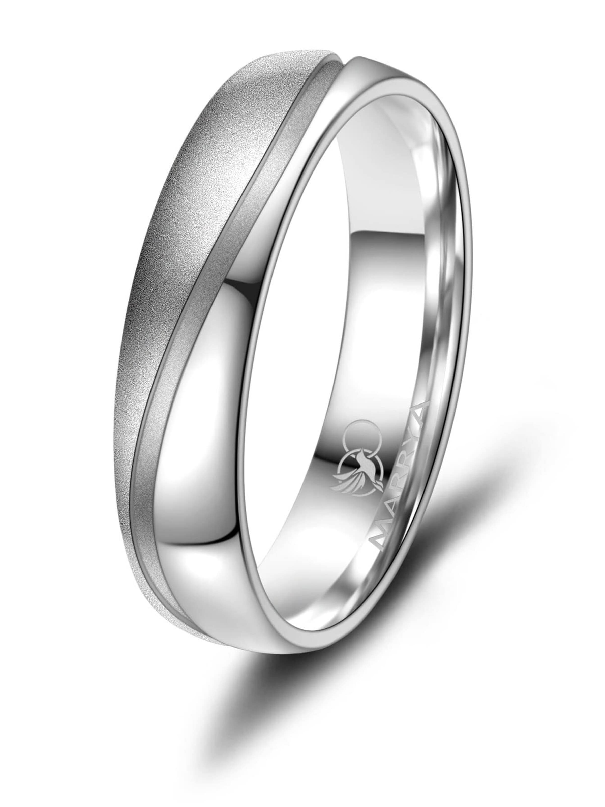 Anello 'MARRYA SI-29 Ehering aus Silber' di MARRYA in argento: frontale