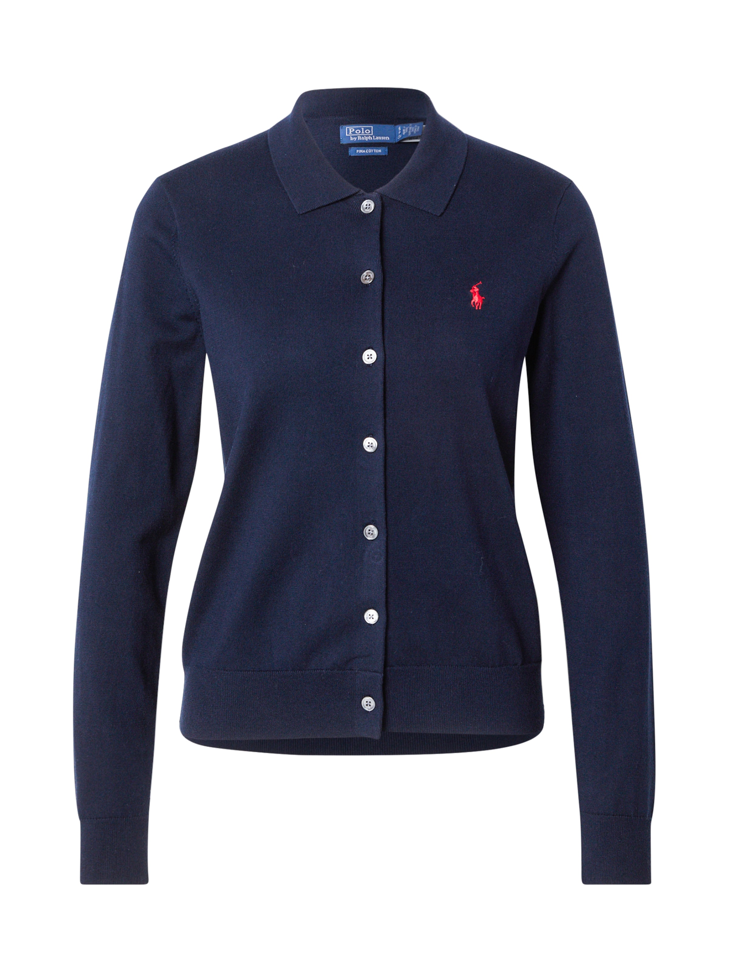 Polo Ralph Lauren Πλεκτή ζακέτα σε μπλε: μπροστά