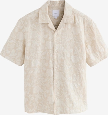 Cămașă de la Next pe bej: față