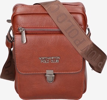 Messenger Northampton Polo Club en marron : devant