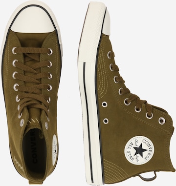 CONVERSE Кроссовки на платформе 'Chuck Taylor All Star' в Зеленый