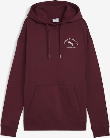 Sweat de sport PUMA en rouge : devant