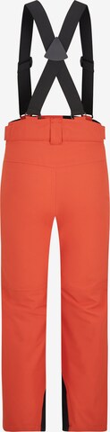 ZIENER Regular Workout Pants 'AXI' in Orange