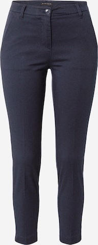 Sisley - Pantalón de pinzas en azul: frente