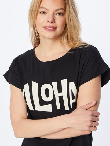 b.young Shirt 'SAFA ALOHA' in Zwart