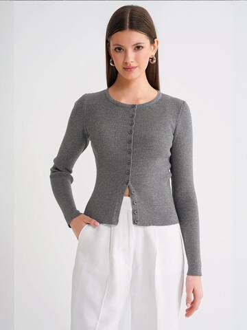 Cardigan MixRay en gris : devant
