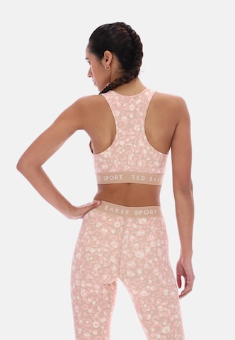 Low support Reggiseno sportivo 'Essentials' di Ted Baker in marrone