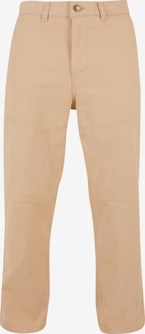 ZOO YORK regular Lærredsbukser i beige: forside