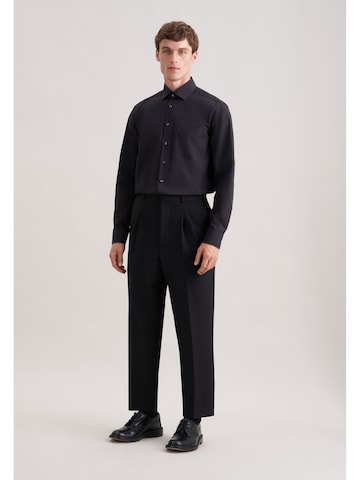 SEIDENSTICKER Regular fit Business Shirt in Black