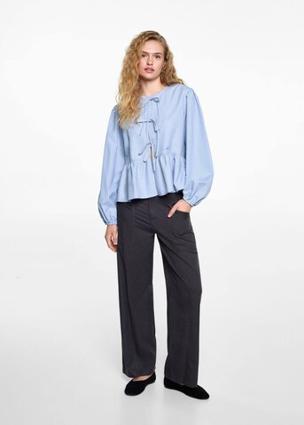 MANGO TEEN Blouse 'Lazos' in Blue