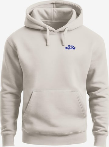 Neverless Sweatshirt 'More Pasta' in Beige: front