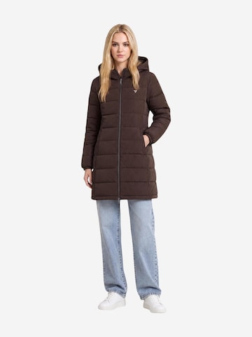 Cappotto invernale 'NEW ALETA LONG PUFFE V4YL05 WF3X0' di GUESS in marrone