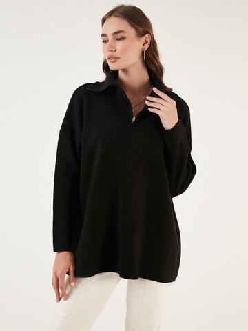 Pull-over LELA en noir : devant