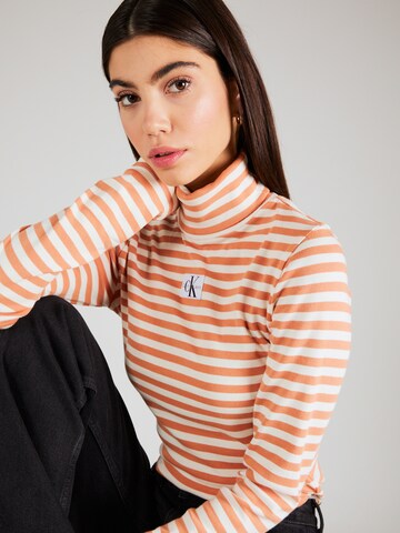 Calvin Klein Jeans Shirt in Oranje