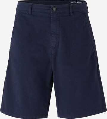 North Sails Loose fit Pants in Blue: front