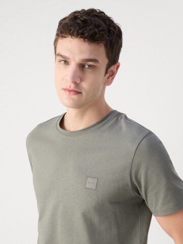 BOSS T-Shirt 'Tales' in Grau