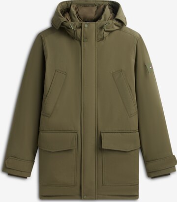 TOMMY HILFIGER Between-seasons parka 'ROCKIE' in Green: front