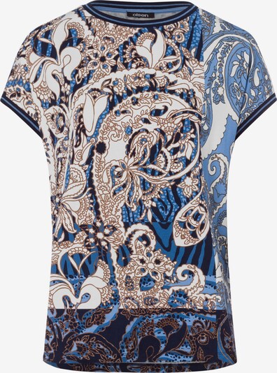 Olsen T-Shirt 'Cosima' in beige / marine / hellblau / weiß, Produktansicht