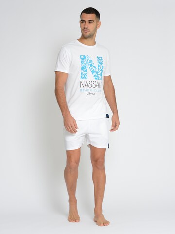 NASSAU Beach Club Shirt 'NB231046' in Weiß