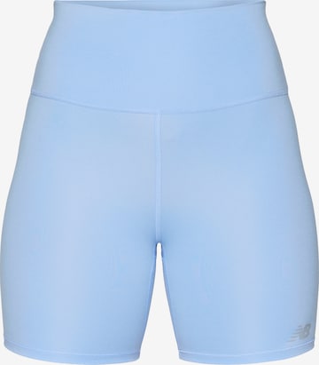 Pantalon de sport new balance en bleu : devant