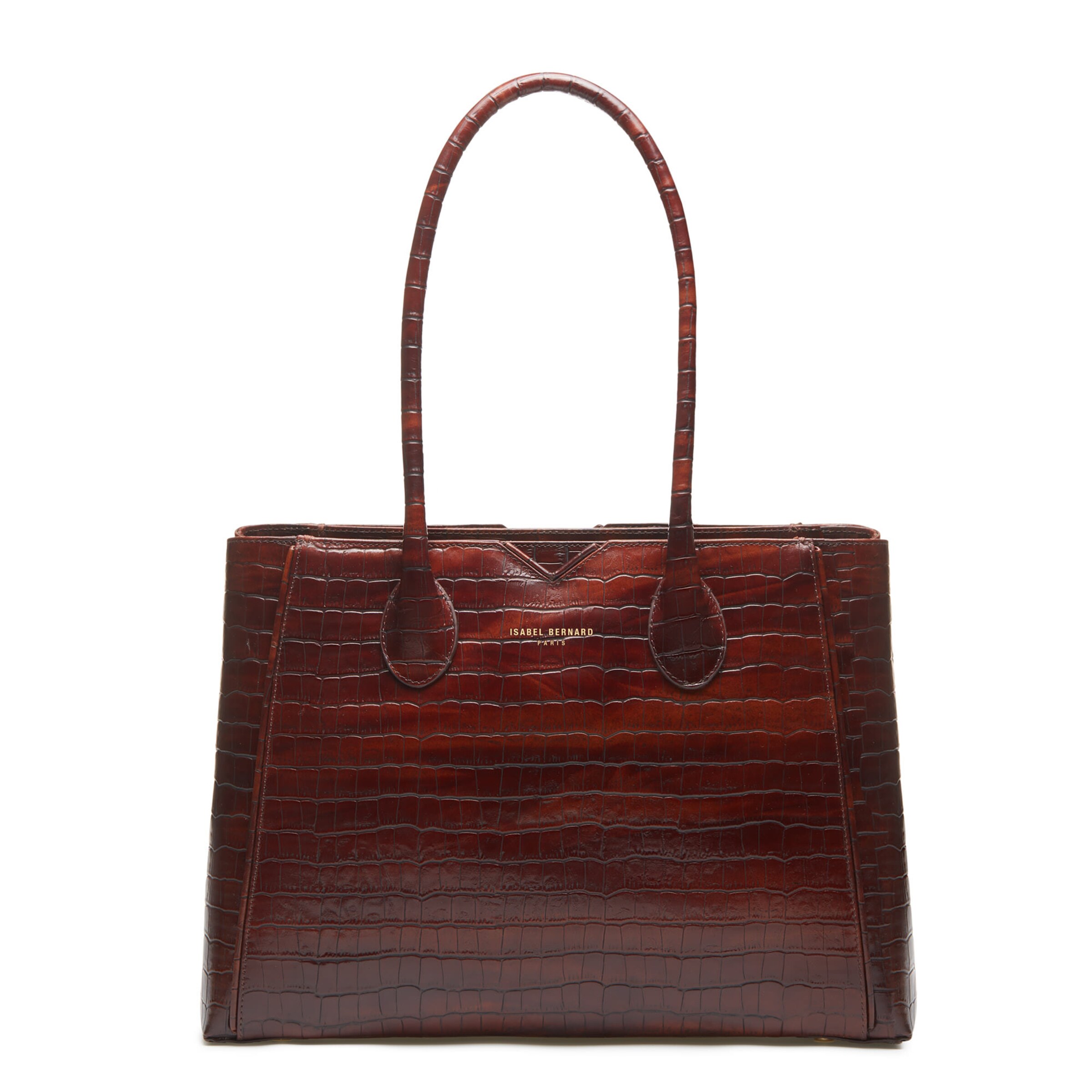 Isabel Bernard Handbag in Brown: front