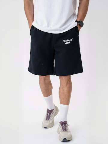 Regular Pantalon ' Apres ' Toujours Actif en noir : devant