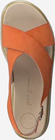 Sandalo con cinturino di Paul Green in arancione