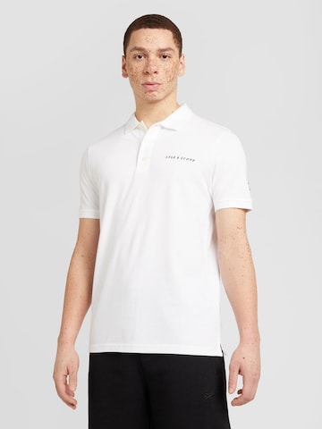 Lyle & Scott T-shirt i vit: framsida