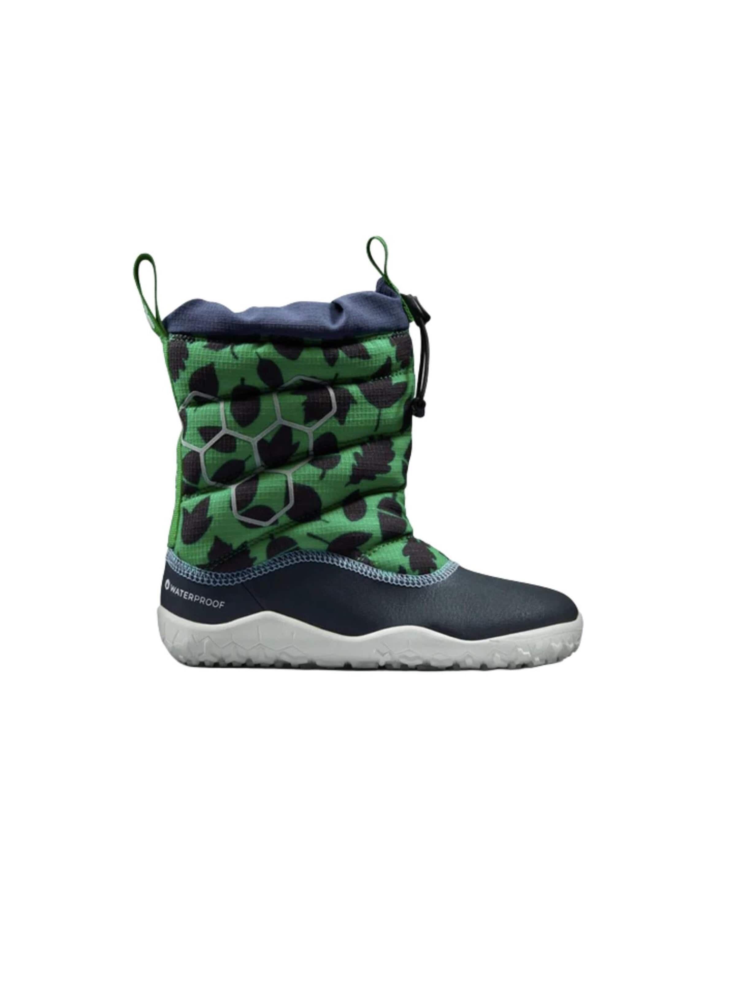 Vivo Barefoot Talvisaappaat 'LUMI FG X MUDDY PUDDLES PRESCHOOL' värissä vihreä: etupuoli