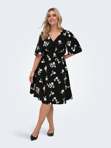 ONLY Carmakoma - Vestido camisero 'CARELSI' en negro: frente