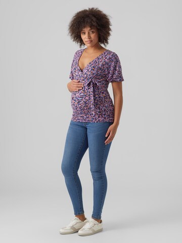 MAMALICIOUS - Camisa 'Wanessa' em roxo