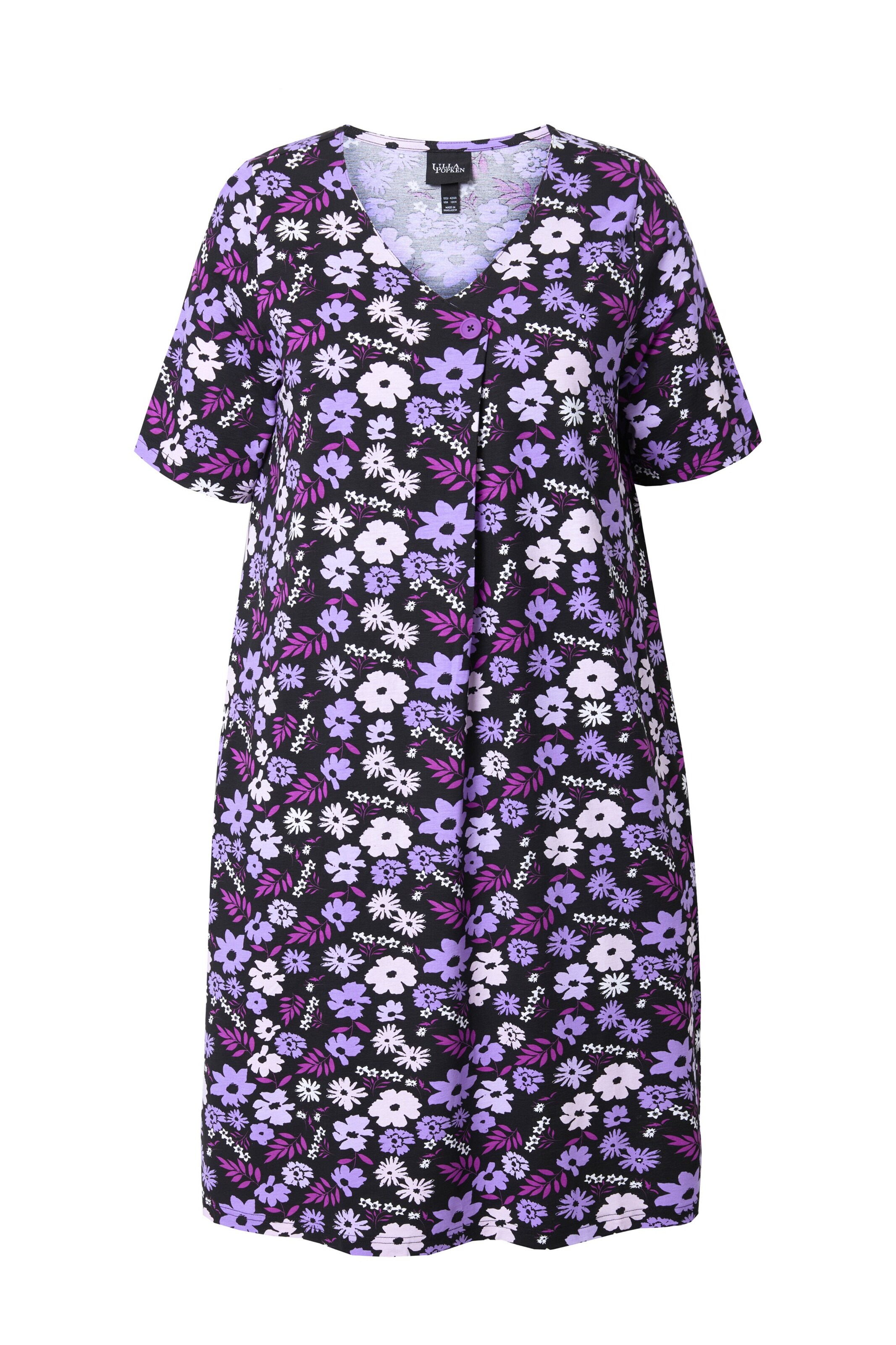 Ulla Popken Kleid in Lila: Vorderseite