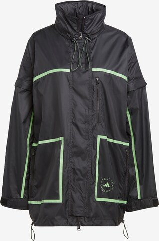 ADIDAS BY STELLA MCCARTNEY Athletic Jacket 'True Nature' in Black: front