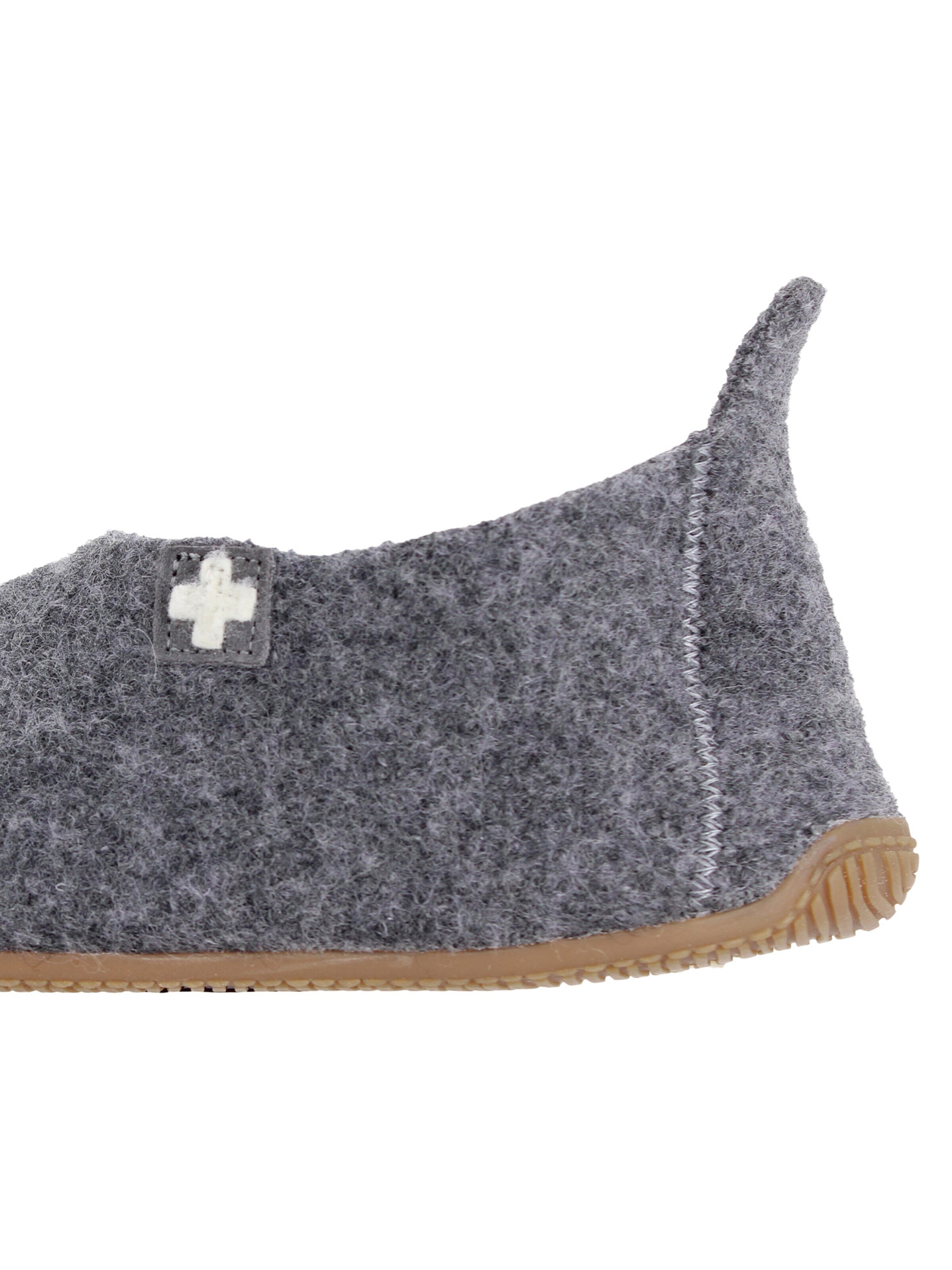 Living Kitzbühel Slipper 'Filz' in Grey