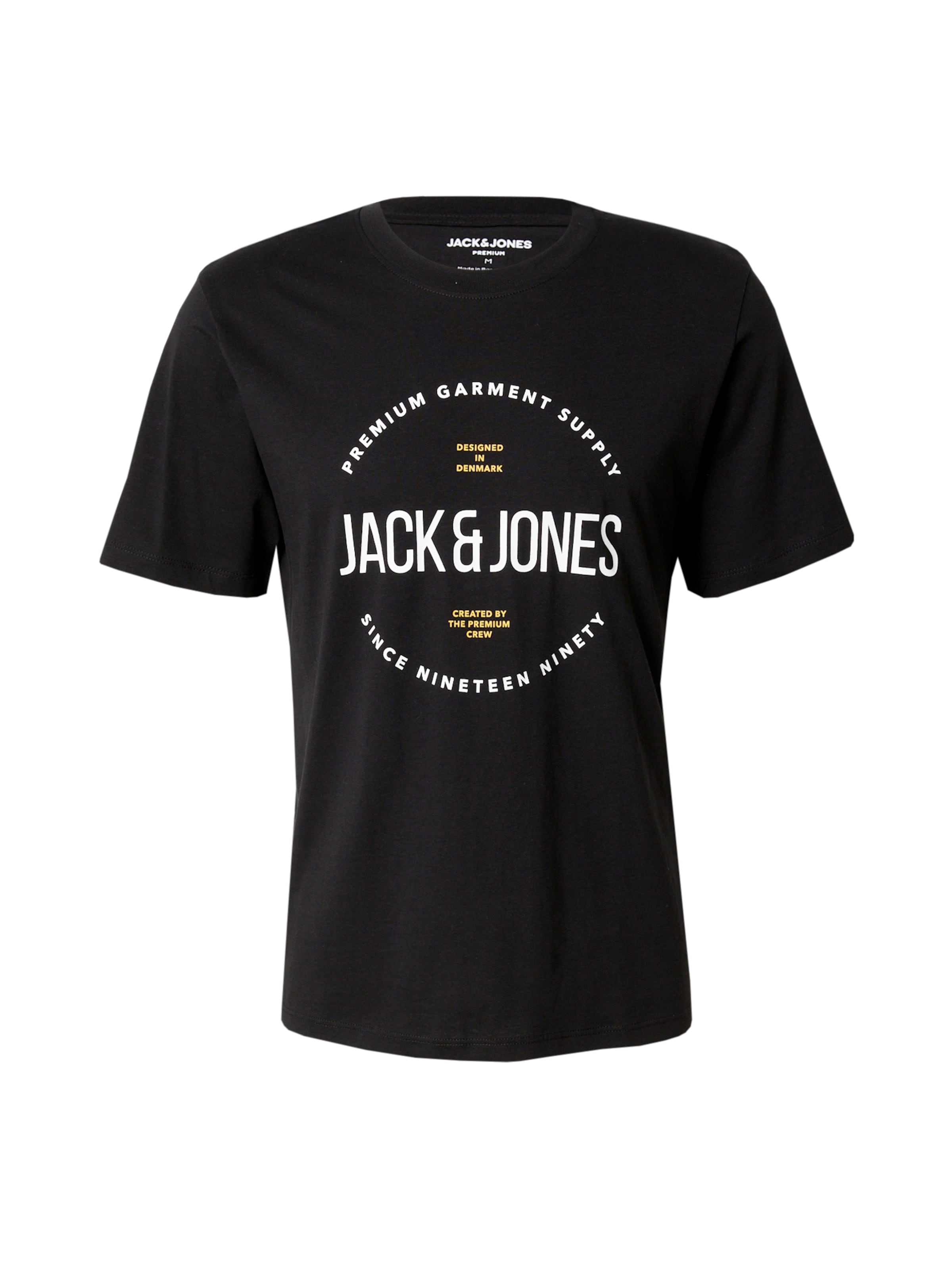 JACK & JONES Shirt 'JPRBLAAston' in Black: front