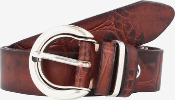 Ceinture 'Selda' b.belt Handmade in Germany en marron : devant