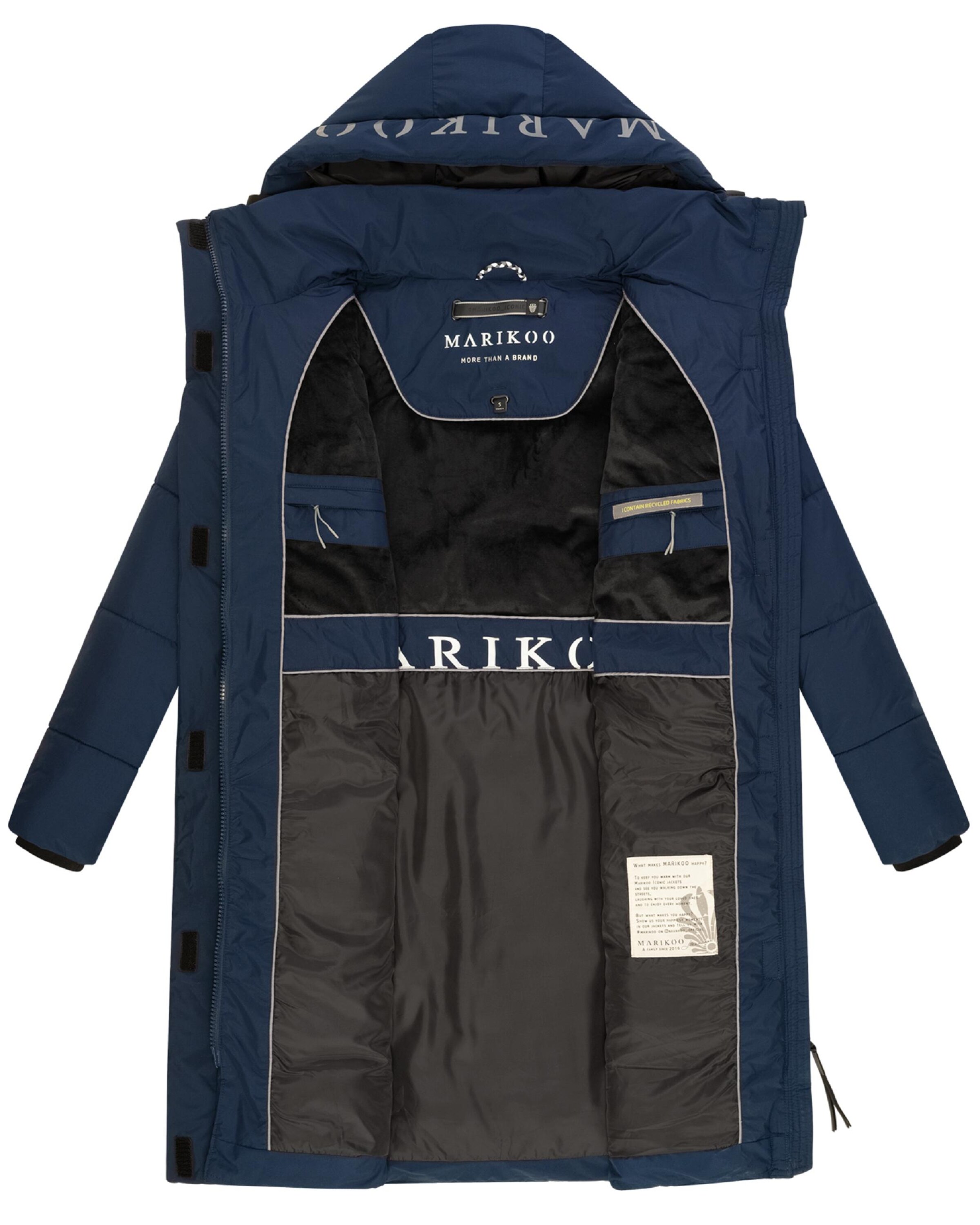 MARIKOO - Abrigo de invierno en azul