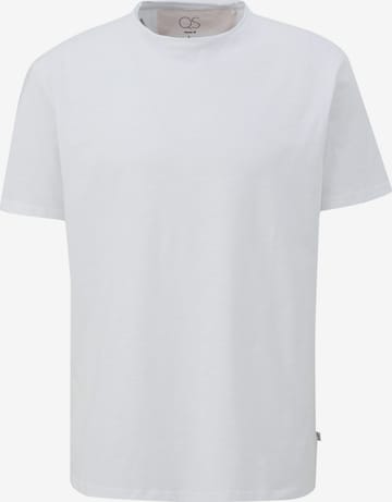 QS Shirt 'Q/S designed by - Heren t-shirt' in Wit: voorkant