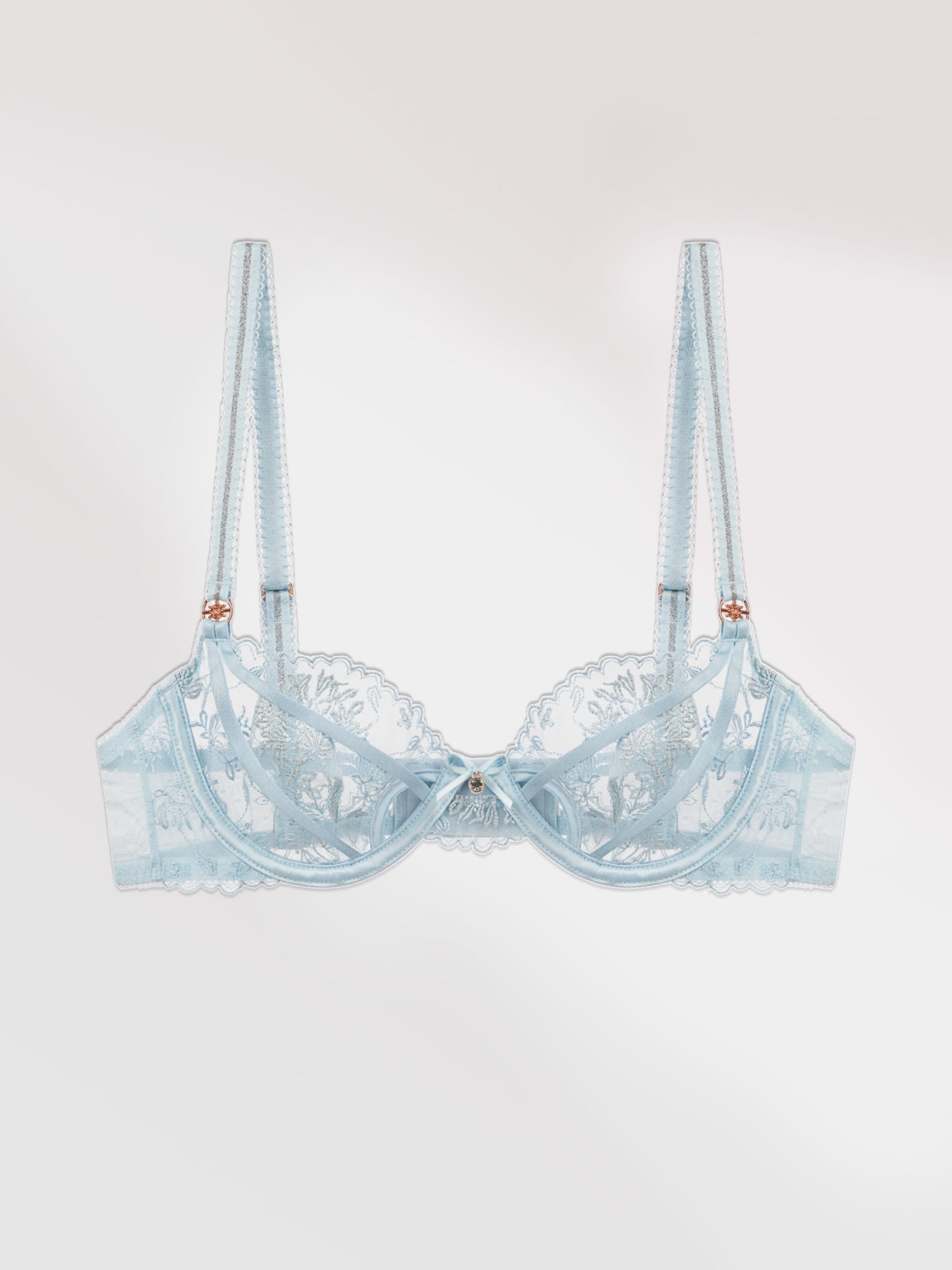 Balconcino Reggiseno 'Raffaella' di Gianna Bellucci in blu: frontale