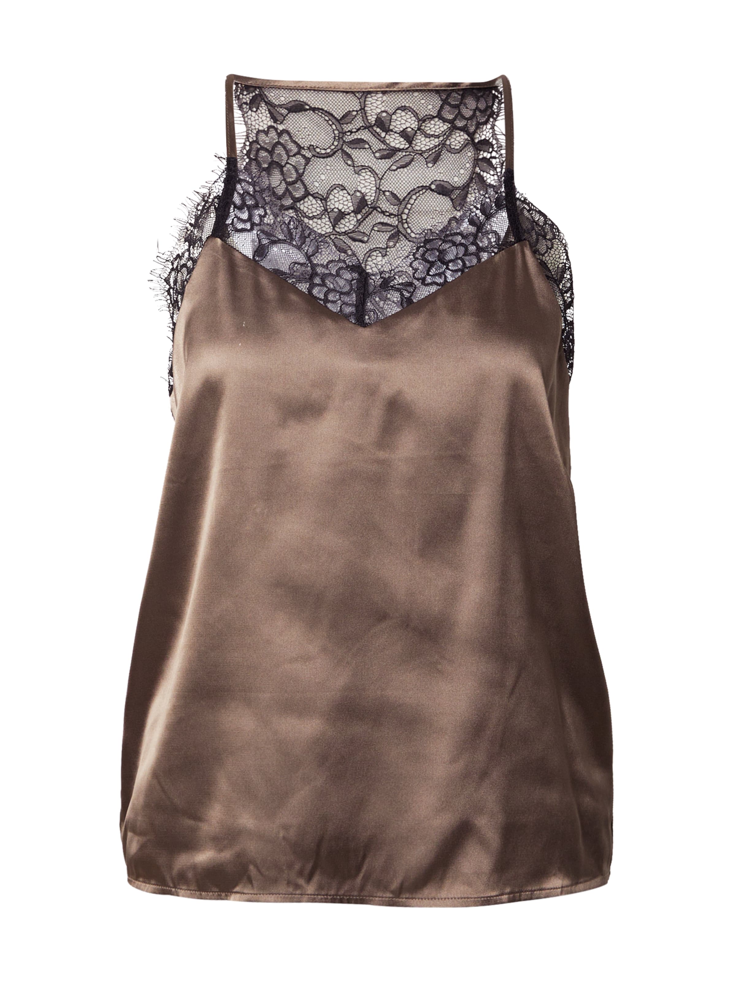 PIECES Top &#x27;JAHARA&#x27; in Braun: Vorderseite