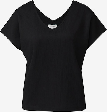 T-shirt s.Oliver en noir : devant