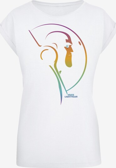 F4NT4STIC T-shirt 'Buzz Lightyear Stare' en bleu / violet / orange foncé / blanc, Vue avec produit