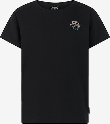 PROTEST Shirt 'PRTVictory JR' in Schwarz: Vorderseite