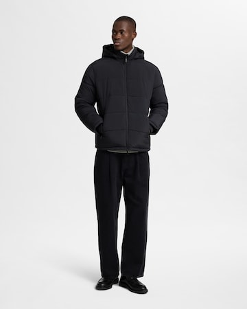 SELECTED HOMME Winterjas 'SLHCooper' in Zwart