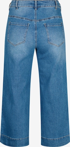 Wide leg Jeans de la Zizzi pe albastru