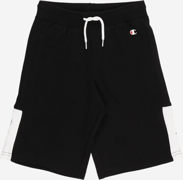 Champion Authentic Athletic Apparel Pants in Black: front