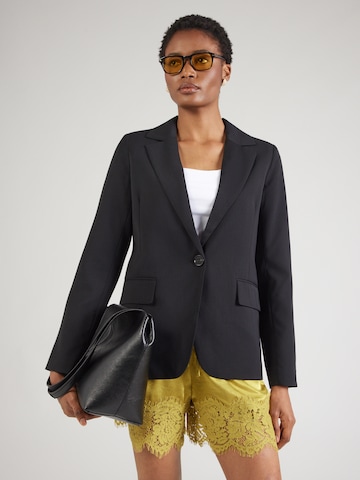 BALMOHK - Blazer en negro: frente