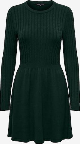 Robes en maille 'ONLFIA' ONLY en vert : devant