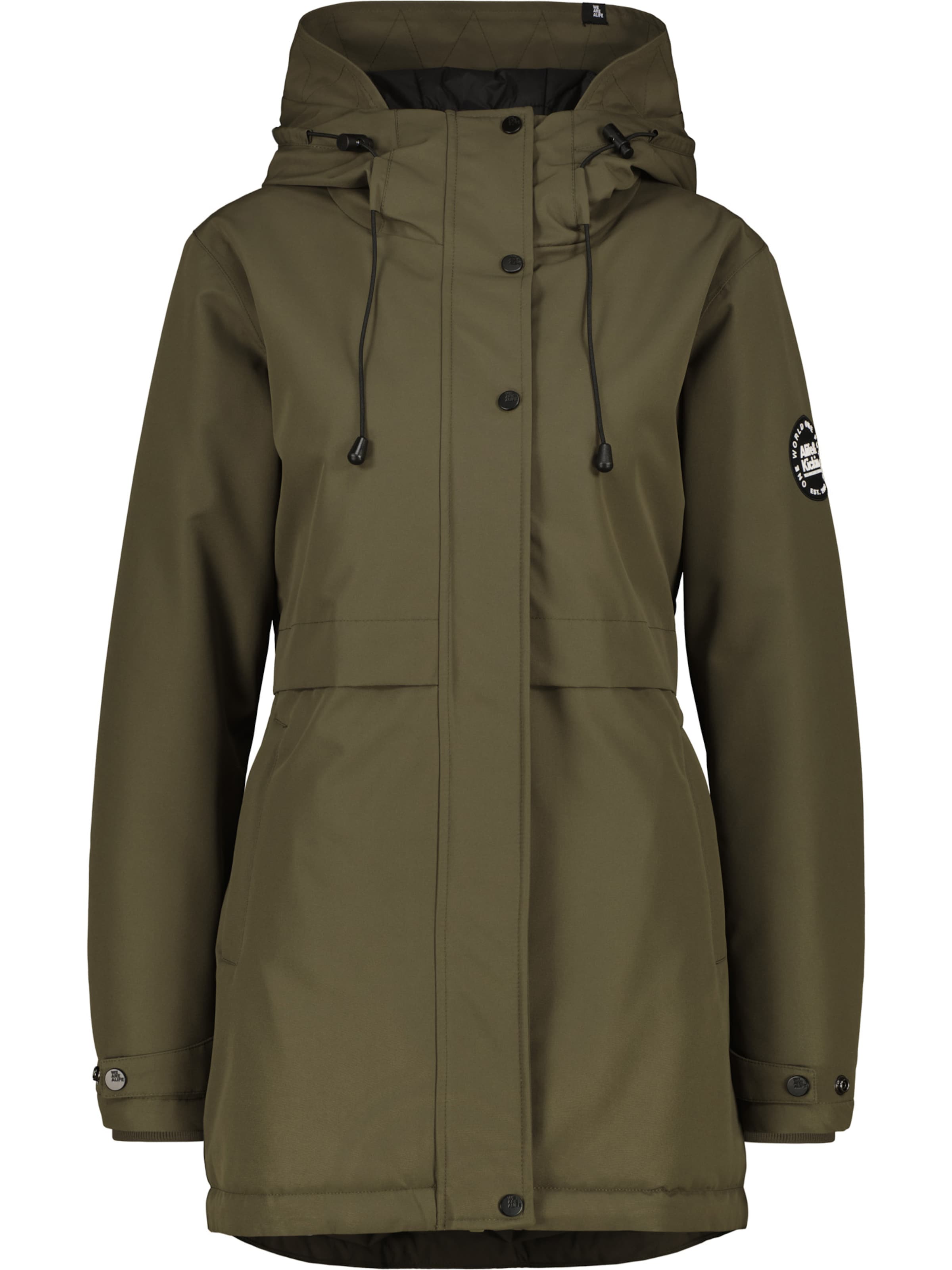 alife &amp; kickin Between-Season Jacket &#x27;MarlyAK&#x27; in Green: front